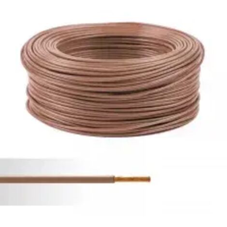Fil électrique souple ho7v-k 25mm2 marron - Couronne de 100m