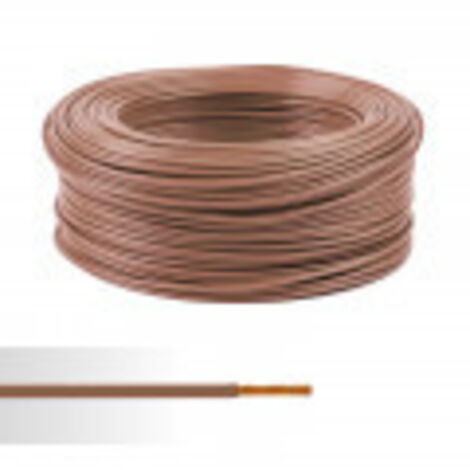 Fil électrique souple ho7v-k 4mm2 marron - Couronne de 100m