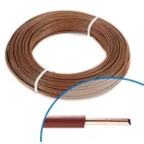 Fil électrique souple ho7vU 1,5mm2 marron - Couronne de 100m