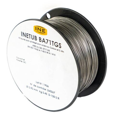 0,9 mm Fil à Souder MIG sans Gaz Fourré Acier Bobine Soudure Semi-Automatique Ø