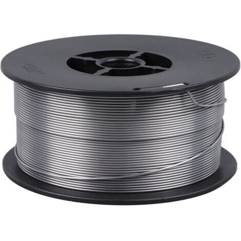 Fil fourré sans gaz, acier au carbone, diamètre 0,8 mm, fil fourré plein, 1 kg