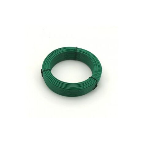 FIL GALVANISÉ ENDUIT DE PVC. 2,0MM. BRUN..