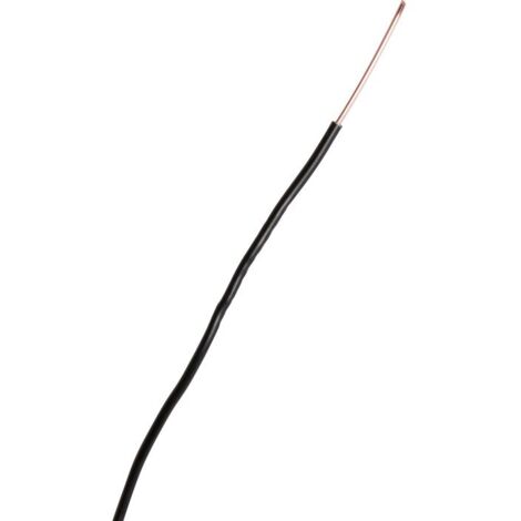 Fil H07vu Noir 1,5mm² C100m