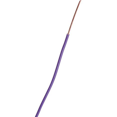 Fil H07vu Violet 1,5mm² C100m