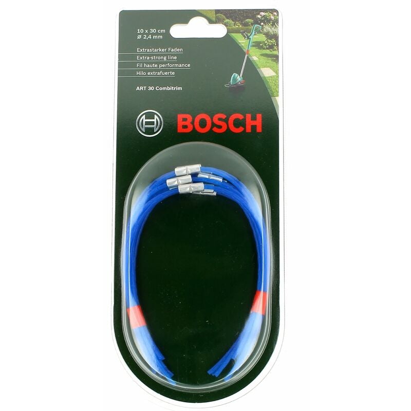 Bosch - Fil haute performance par 10-30cm /2,4mm pour coupe bordures