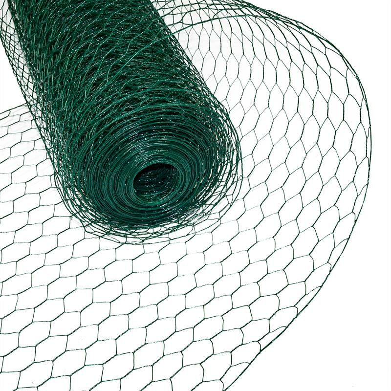 estexo - fil hexagonal de clôture métallique de maille 0.75 x 25 m fil de fer a mailles v