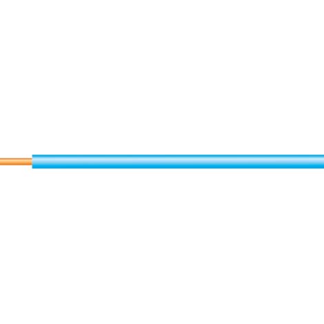 Fil HO7 V-U 1,5 mm² Bleu Rigide couronne de 100 M