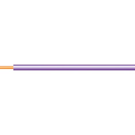 Fil HO7 V-U 1,5 mm² Violet Rigide couronne de 100 M