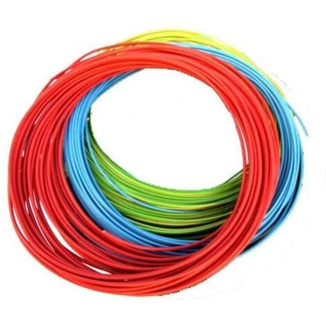 Fil Ho7v-k De 1,5mm² En Couronne De 100 M Rouge