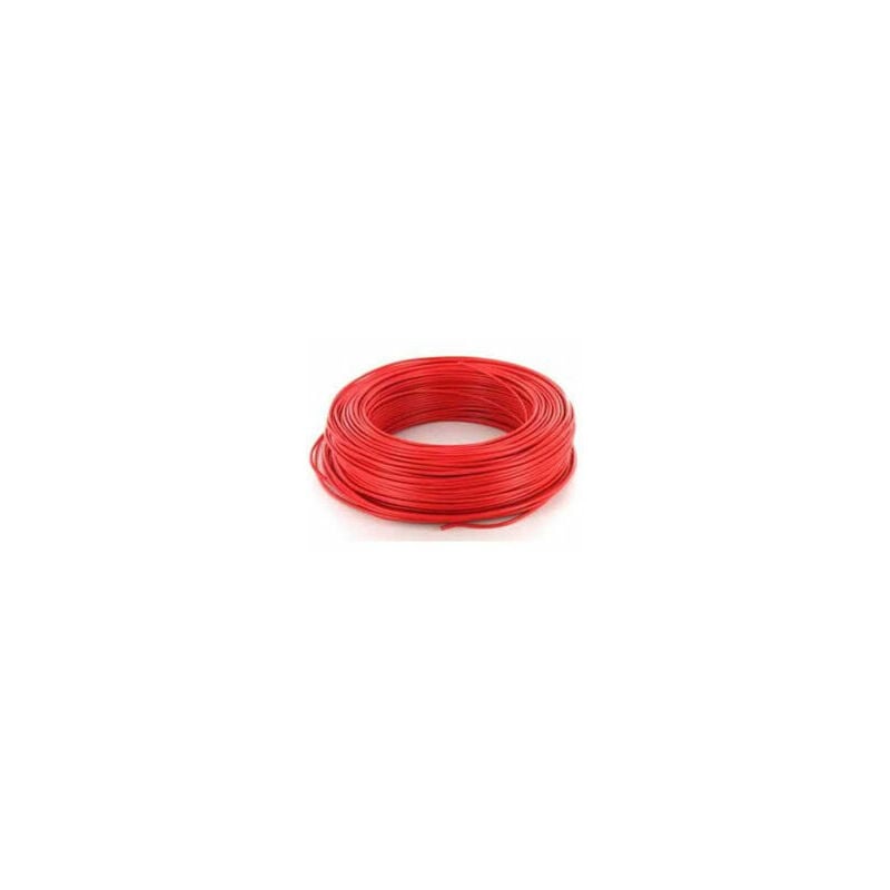 Fil Isolé Rigide - HO7VR 16mm2 - au rouleau de 100 mètres - Rouge - VR16R