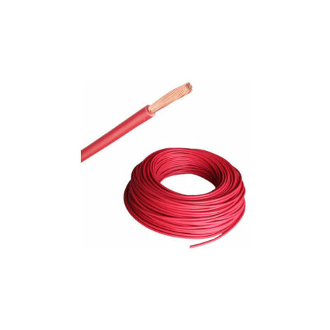 Fil Isolé Souple - HO7VK 1 - Rouge - VK1,5R