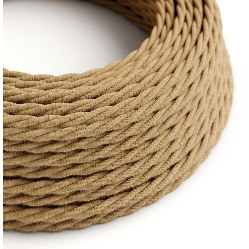 Cavo tessile trecciato 3x0,75 20 mt