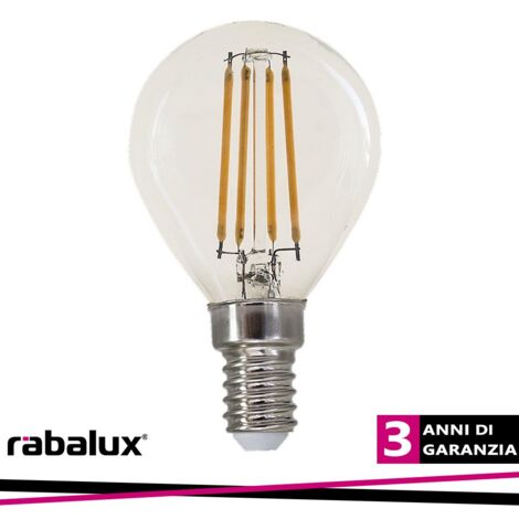 FIL. LED, E14 G45, 4W, 500LM, 4000K                                                                      - Luce NATURALE