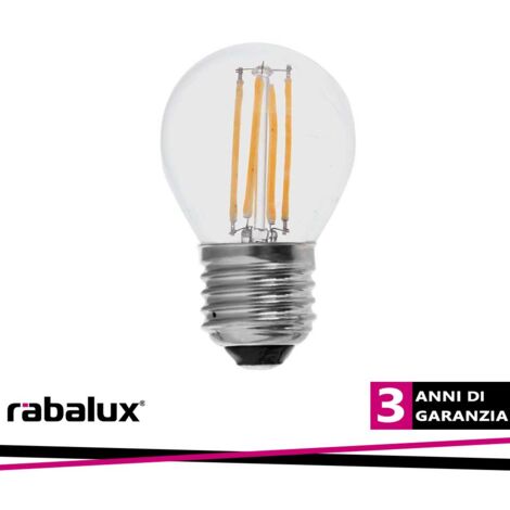 FIL. LED, E27 G45, 4W, 470LM,  2700K                                                                     - Luce CALDA