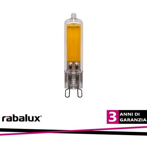 RABALUX FIL. LED, G9, 4W, 460LM, 3000K - Luce CALDA