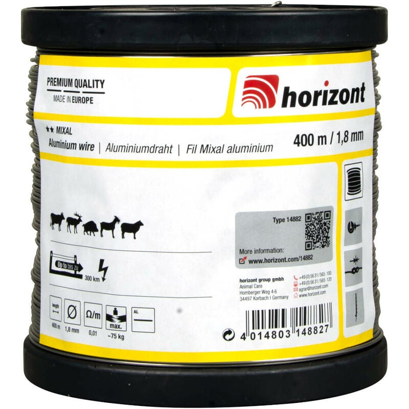 Fil mixal en alliage d'aluminium 400 m Horizont