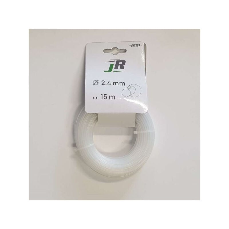 Jr Motoculture - Fil nylon 2,4 mm 15 m - Rond