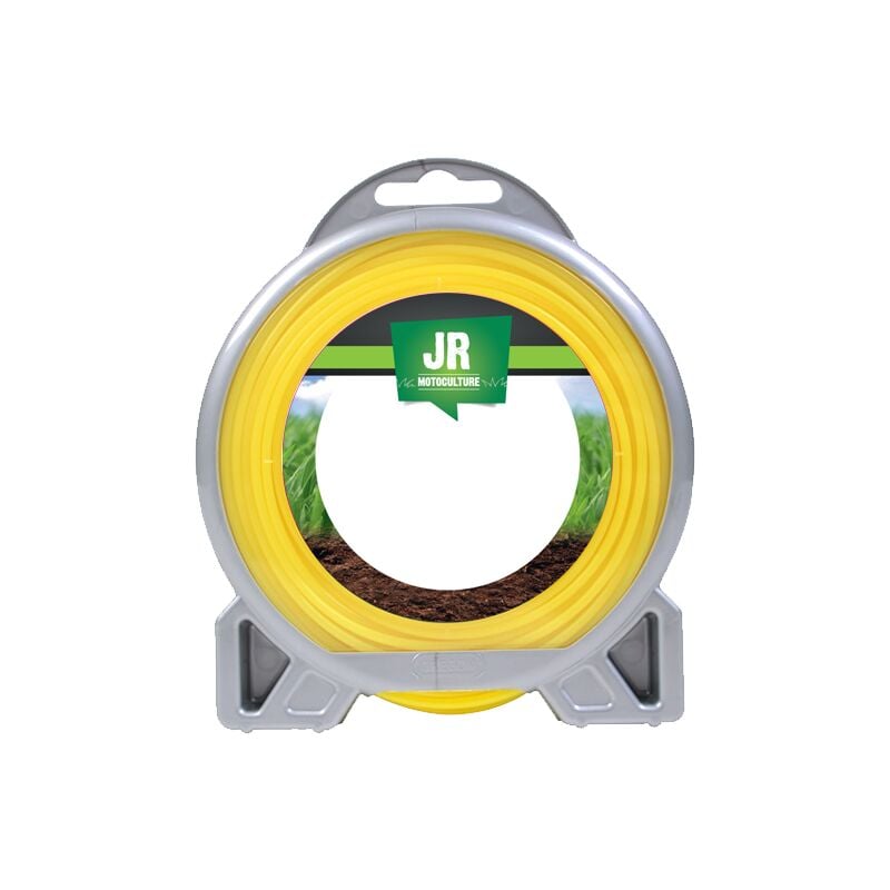 Jr Motoculture - Fil nylon 3 mm 9 m - Carré - Premium