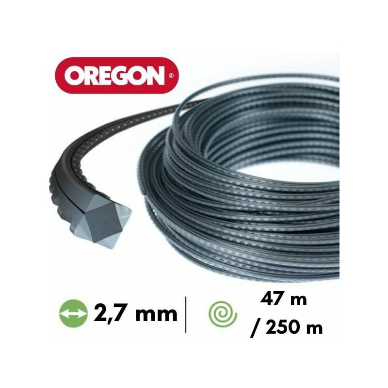 Oregon - Fil nylon / alu Flexi-Blade™ débroussailleuse 2,7 mm 47 mètres