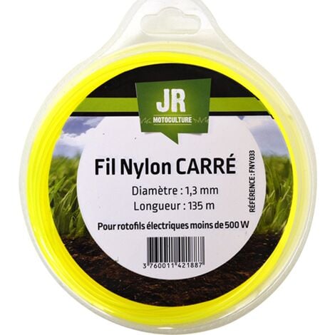 Fil Nylon Carré 1,3 mm - 135 m FNY033 JR
