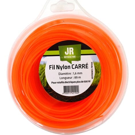 Fil Nylon Carré 1,6 mm - 89 m FNY035 JR