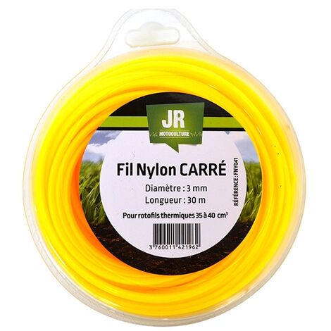 Fil Nylon Carré 3 mm - 30 m FNY041 JR