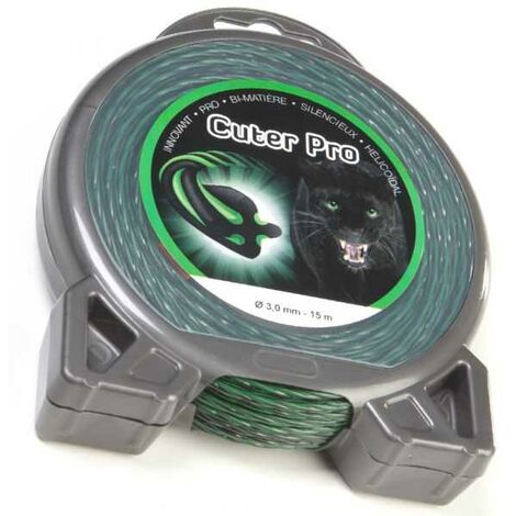 Fil nylon Cuter'Pro 3 mm x 15 m hélicoïdal blister
