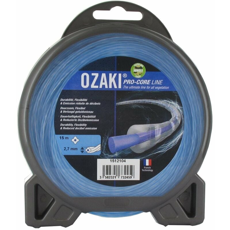 Coque fil nylon helicoïdal 2,7mm OZAKI PRO-CORE LINE (15m)