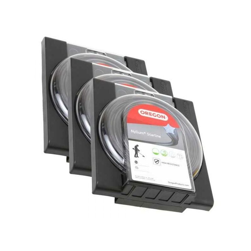 Fil nylon Oregon Nylium 1,6 mm x 15 m Etoilé Blister par 3