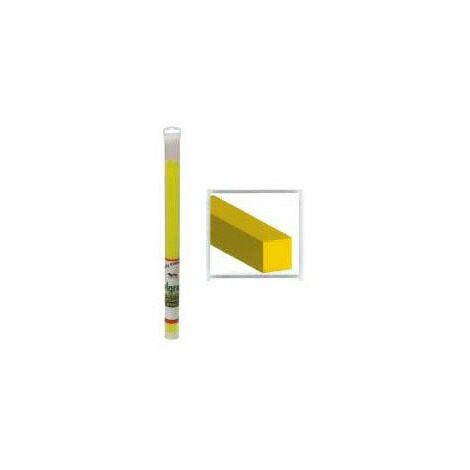 Fil Nylon Pro Tube Carre Jaune Diam: 3mm X 38cm - 50pcs