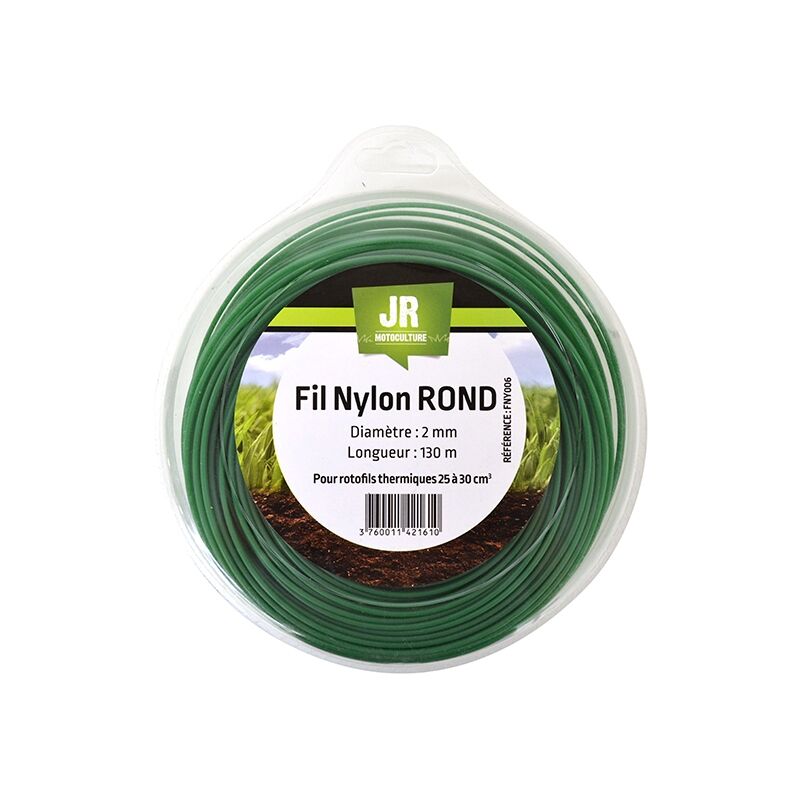 Jr Motoculture - Fil nylon 2 mm 130 m - Rond