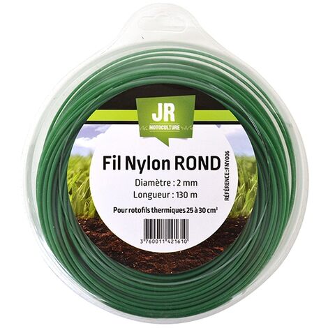 Fil nylon Rond 2 mm - 130 m FNY006 JR
