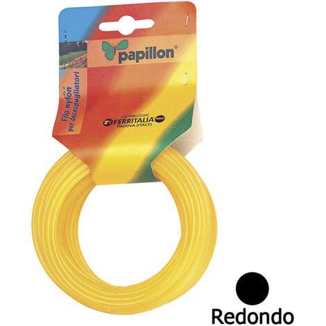 Fil nylon rond 2,4 mm. (rouler 15 mètres)