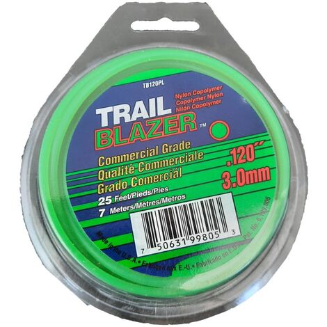Fil nylon rond Ø 3 mm pour débroussailleuse (blister)