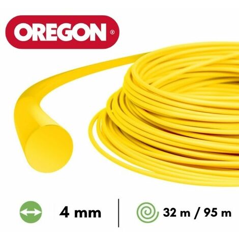 Fil nylon rond Oregon débroussailleuse 4 mm 32 mètres
