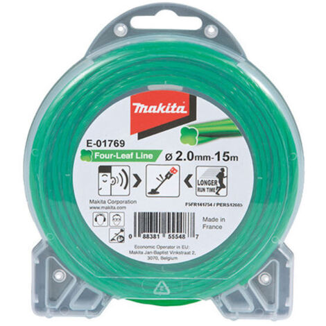 Fil nylon Trèfle torsadé 2 mm x 15 m - E-01769