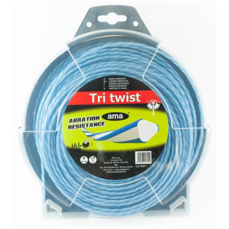 Lem Select - Fil nylon Tri-twist section triangulaire ø 3.3 mm - 55 mt