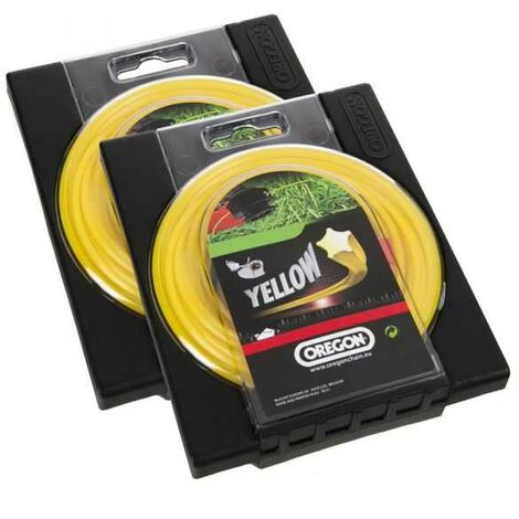 Fil Oregon Yellow 2 mm x 15 m Etoilé Blister par 2