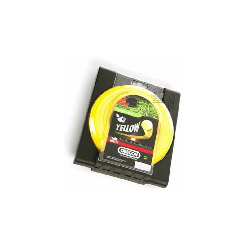 Fil Oregon Yellow 3 mm x 56 m. Rond. Blister. Fil débroussailleuse