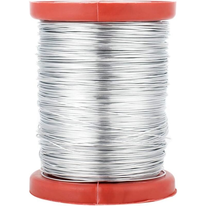 Fil pour cadres de ruche 0,5 mm Acier inoxydable pour cadres apicoles Fil en acier inoxydable pour cadres de ruche Outils (Fil)
