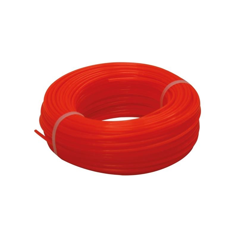 Fil pour coupe-bordure - 50 m x 2.4 mm toolland DC24050