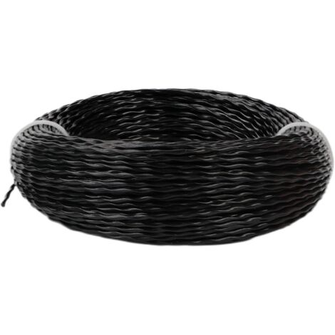 Fil pour Coupe Bordure DIY Bobine Débroussailleuse de Remplacement Ligne Trimmer Diamètre 2 mm Longueur 90 m -