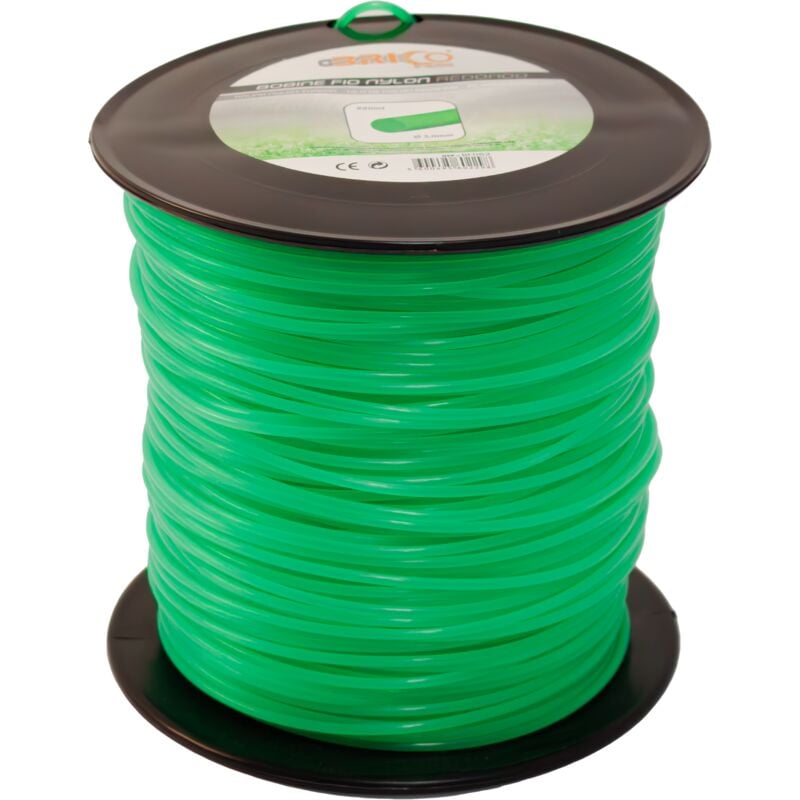 Bricoferr - Fil pour débroussailleuse (3 mm x 280 mètres, rond)