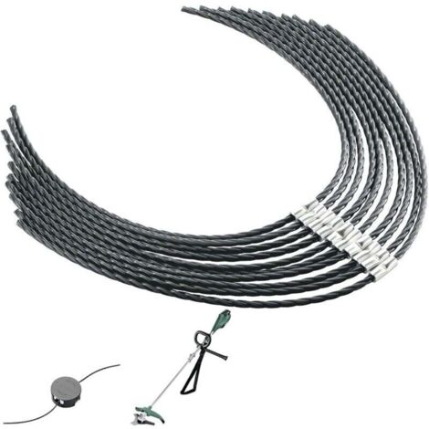 Fil pour débroussailleuse AFS 23-37 – Bobine de 10 fils nylon 3,5 mm × 37 cm – Coupe précise et rapide – Compatible F016800431