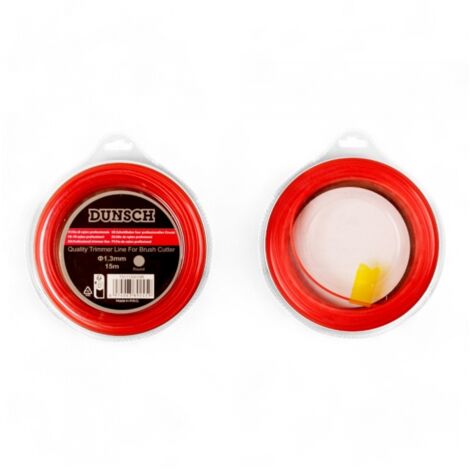 Fil pour débroussailleuse et coupe-bordure rond 1,3mm 15m - DUNSCH 7311130015R