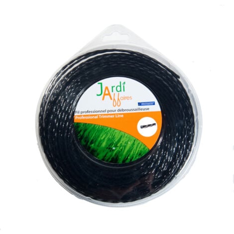 Fil pour débroussailleuse professionnel Torsade 4mm x 42 mètres