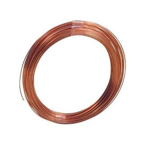 Fil pour fleurs en cuivre cuit, 20 bobines de 50 g, 0,6 mm