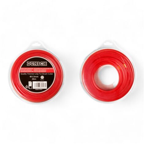Fil renforcé pour débroussailleuse, forme ronde 3,3mm 46m - DUNSCH 7311330046R