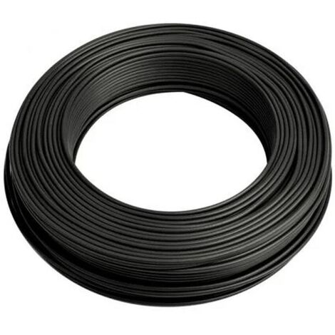 Fil rigide H07V-U 2,5mm² noir - couronne 100m - CDP