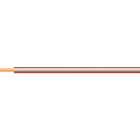 fil rigide - h07vu - 1 x 1.5 mm2 - marron - couronne de 100 mètres